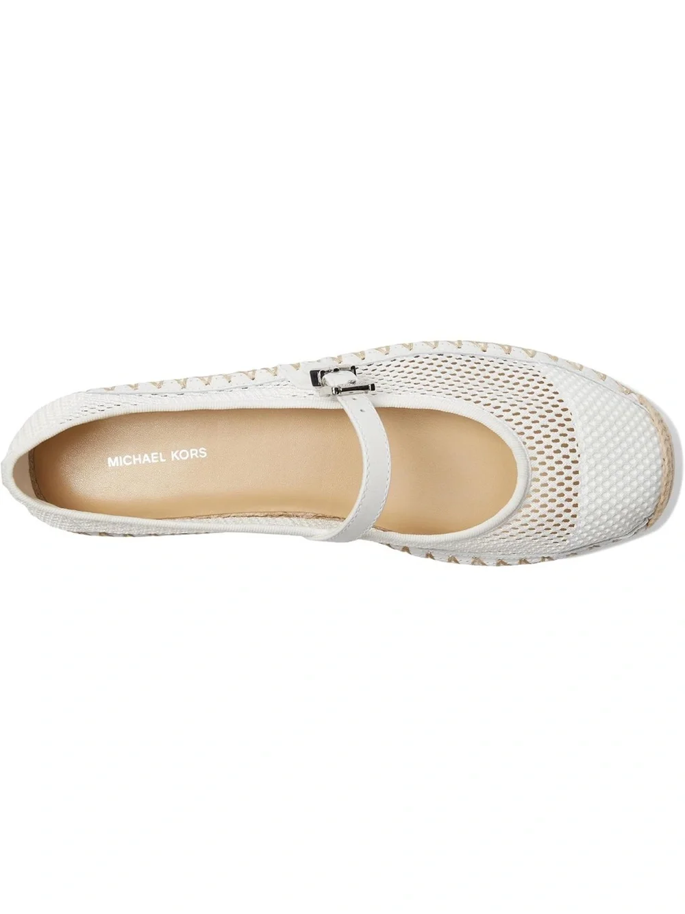 Michael Kors NWT Lynn Ballet Espadrille optic white 7M